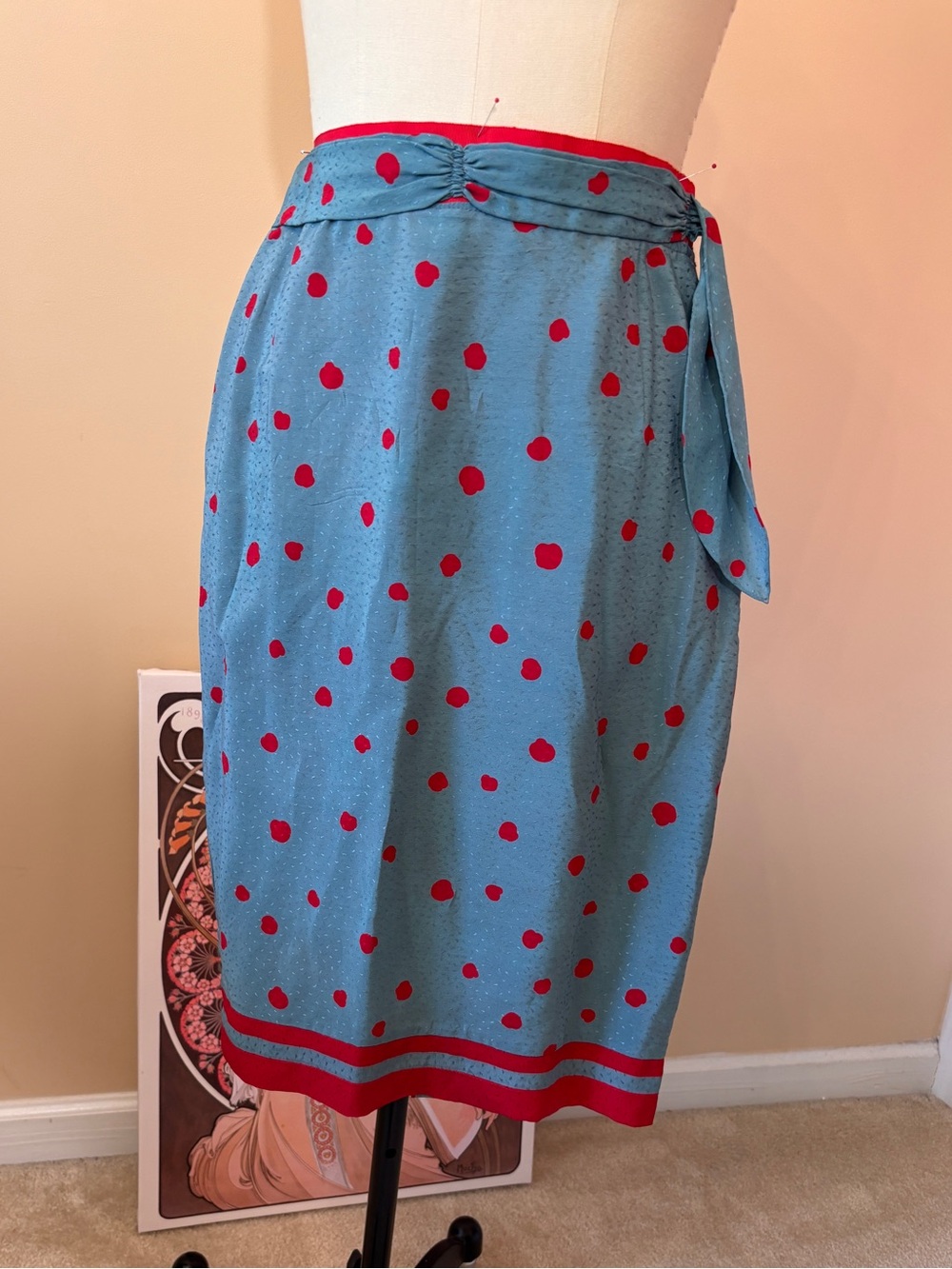 Vintage 1940’s silk skirt